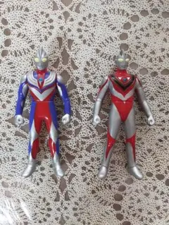 バンダイ ウルトラマンヒーローズ ウルトラマンティガ&ウルトラマンガイア