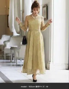 ロングワンピース パーティー ドレス 結婚式 お呼ばれ オケージョン kana