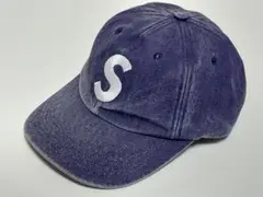 【極美品】Supreme　Pigment　S Logo　6-Panel　Navy