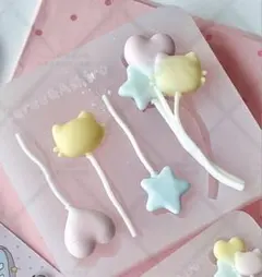 シリコンモールド　風船　キャンディ　レンジ　デコレーション　装飾　モールド