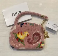 新品・未使用☆フェイラー　近沢レース店　ハイジペーズリー　サイドポーチ