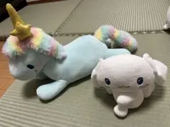ユニコーンとシナモンのぬいぐるみセット