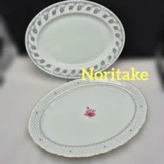 2点まとめ売り　Noritake／ノリタケ　オーバルプレート　美品