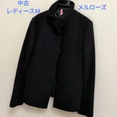 中古　メルローズ　レディース３（М）　スタンドカラー　コート