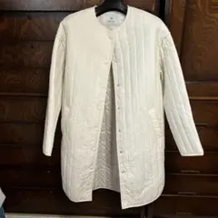 nano universe キルティングジャケット ホワイト