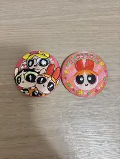 パワーパフガールズ 刺繍缶バッジ