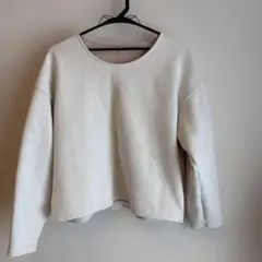 UNIQLO Mサイズ ライトグレー トレーナー