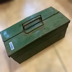 SHIMAZU 金属製ツールボックス グリーン