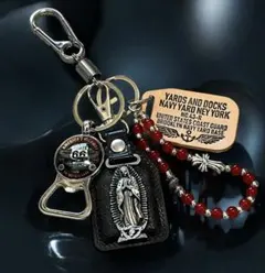 メンズ　キーホルダー　キーリング　ビンテージ　ストリート　アメカジ　USスタイル