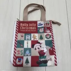 ディズニーリゾート　スーベニア　ランチトート　2025クリスマス　ミッキー