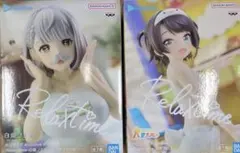 送料無料ホロライブ 白銀ノエル 大空 スバル リラックスタイム フィギュアセット