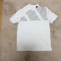 adidas ゴルフウェア BOSモチーフ　モックネックシャツ ホワイト