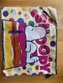 スヌーピー カラフルポーチ 約30cm x 25cm