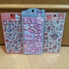 ラメシール　ぷくぷくシール　マシュマロシール