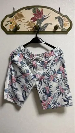 GOTCHA ガッチャ フラワープリント 水着 ショートパンツ【L】