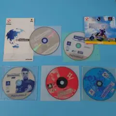PS PS2 サッカーのソフト　5枚セット　ケースなし