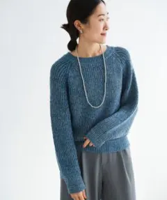 ルクールブラン MIXカラープルオーバーニット