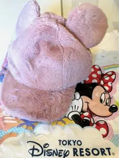 ディズニーファンキャップ ふわふわピンク