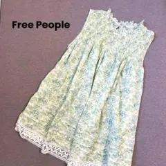 Free People フリーピープル 花柄 総柄 チュニック ワンピース Sのサムネイル