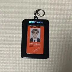 ENHYPEN IDカード ストラップ ソンフン 新品】ENHYPEN ソンフン WALK THE LINE JAPAN フォトカード ホルダー