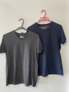 whk グレー ネイビー Tシャツ 2枚 セットのサムネイル