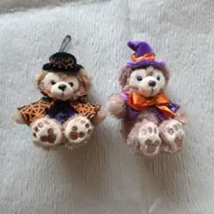 ダッフィー シェリーメイ ハロウィン ぬいぐるみキーホルダー