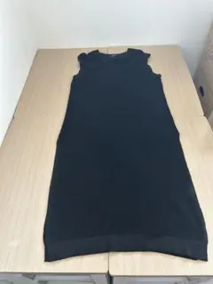 CECIL McBEE ノースリーブ ニットワンピース ブラックのサムネイル