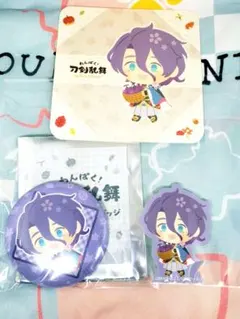 わんぱく刀剣乱舞 歌仙兼定 缶バッジ ステッカー コースター