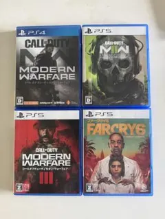Call of Duty & Far Cry 4本セット　PS4 PS5