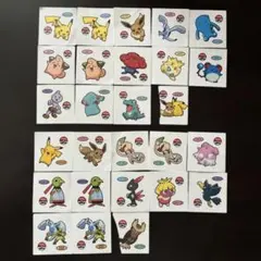 163弾 164弾 ポケモン パン シール デコキャラシール まとめ売り 27枚