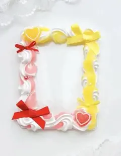 ホイップデコ　B8硬質トレカケース　白　黄色　赤　ミックス　ハート