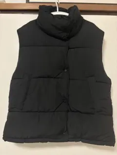ブラックダウンベスト ノースリーブ