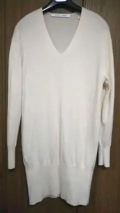 ❤︎美品❤︎ユニクロ×ルメール　カシミヤ100%チュニック　オフホワイト　L