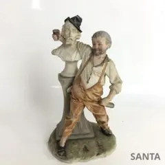 アウガルテン フィギュリン ヨハンシュトラウス 陶器 人形 ※指揮棒なし