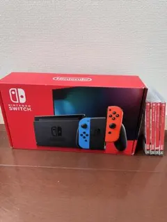 Nintendo Switch 本体 ソフト4本セット