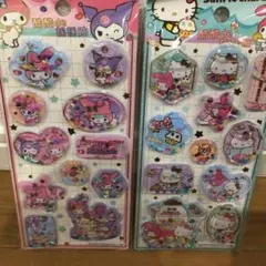 海外正規品　キティ・マイメロ　水シール　ウォーターシール