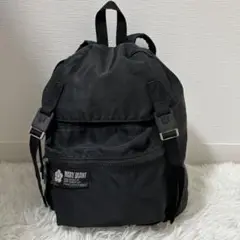 【良品】MARY QUANT マリークワント リュック ブラック ナイロン