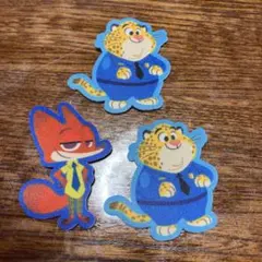 ダイソー　ズートピア　貼ってはがせるエコワッペン