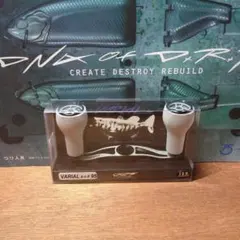 DRT　バリアル　カルフォームノブ 単体　ブラック×ホワイトリボン　2個セット ☆新作☆新品☆DRT バリアルハンドル100 ホワイト×ブラック カル