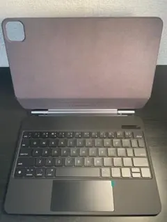 iPadキーボードケースAir第4/5/6/7、Pro11第1/2/3/4黒い