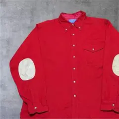 70sヴィンテージpendletonボタンダウンシャツUSA製XLエルボーパッチ