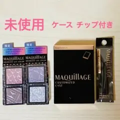 【新品未使用】マキアージュドラマティックアイカラー(限定色) ケース、チップ付き