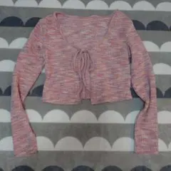 Dazy Mサイズ クロップドニットカーディガン　ショート丈