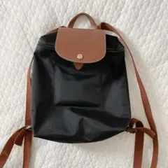 LONGCHAMP ブラックリュック