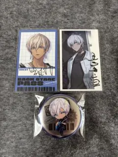 にじさんじ イブラヒム 2時だとか チェキ風カード 缶バッジ 3点セット