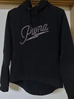PUMA プーマ パーカー ブラック Sサイズ