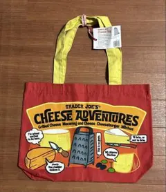《トレーダージョーズ》タグ付　新品　エコバッグ　チーズアドベンチャー