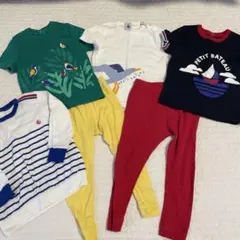PETIT BATEAU Tシャツ・レギンス6点セット