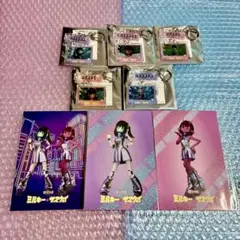 ミルサブ 連結キーホルダー マキナ チハル アカネ カナタ リョーコ ポスカ