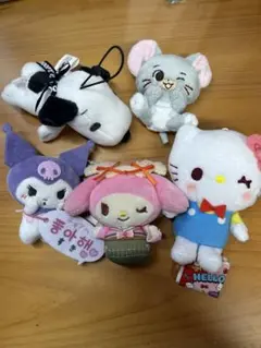 サンリオ　スヌーピー　トムジェリキャラクターぬいぐるみセット